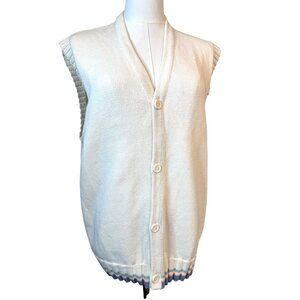 2/$30 ZARA Medium Cotton Sleeveless Vintage Sweater Vest